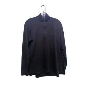 Patagonia Black Long Sleeve Half Zip Pullover Capilene Jacket Size Medium